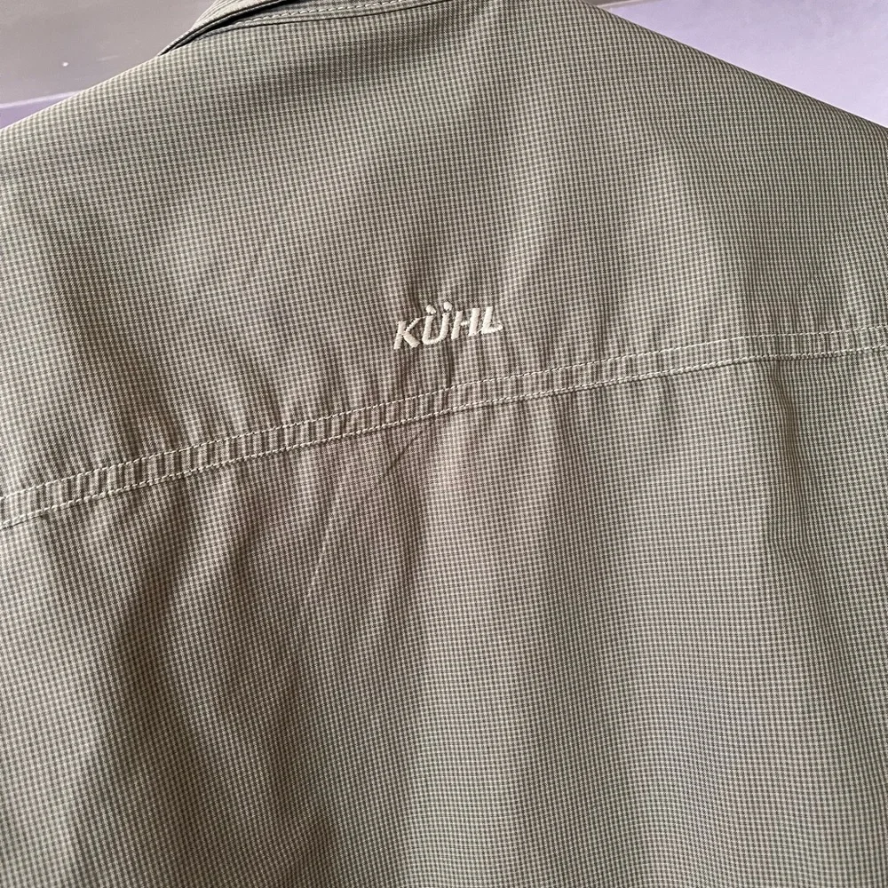 Kuhl Gray/Green Long Sleeve Hiking Shirt - Picture 3 of 10